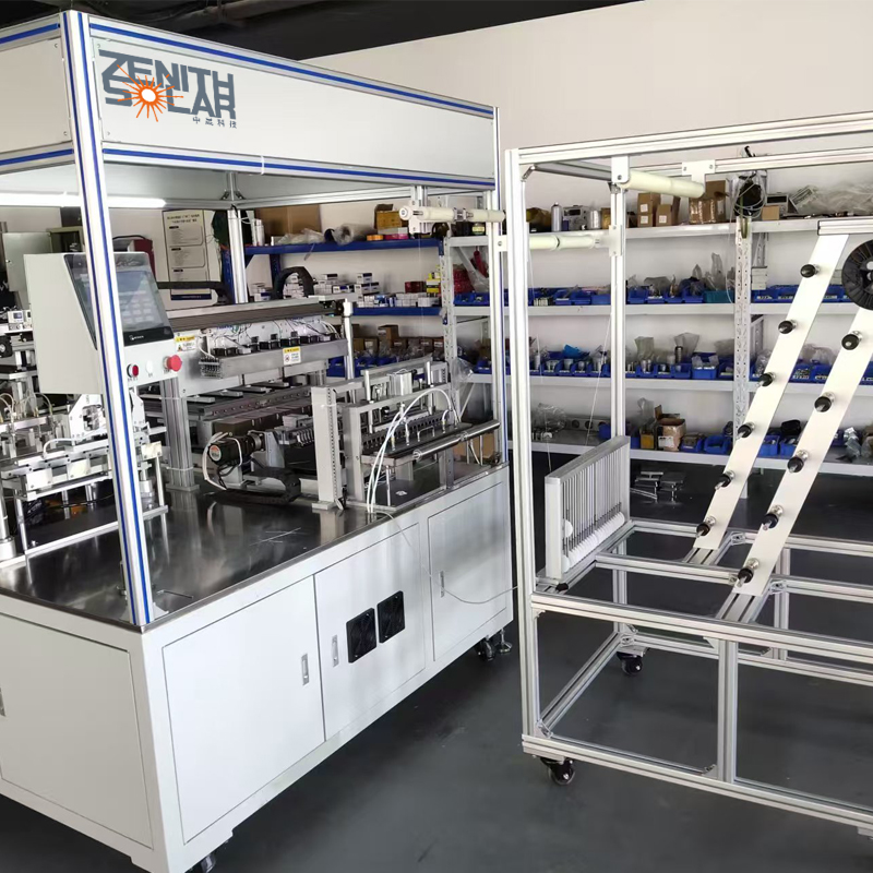 PV hattı Otomatik K&uuml;&ccedil;&uuml;k G&uuml;neş Pili Kaynak Makinesi
